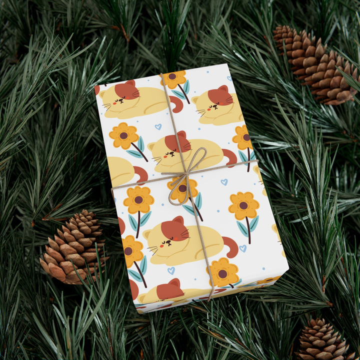 Paws and Petals Gift Wrap