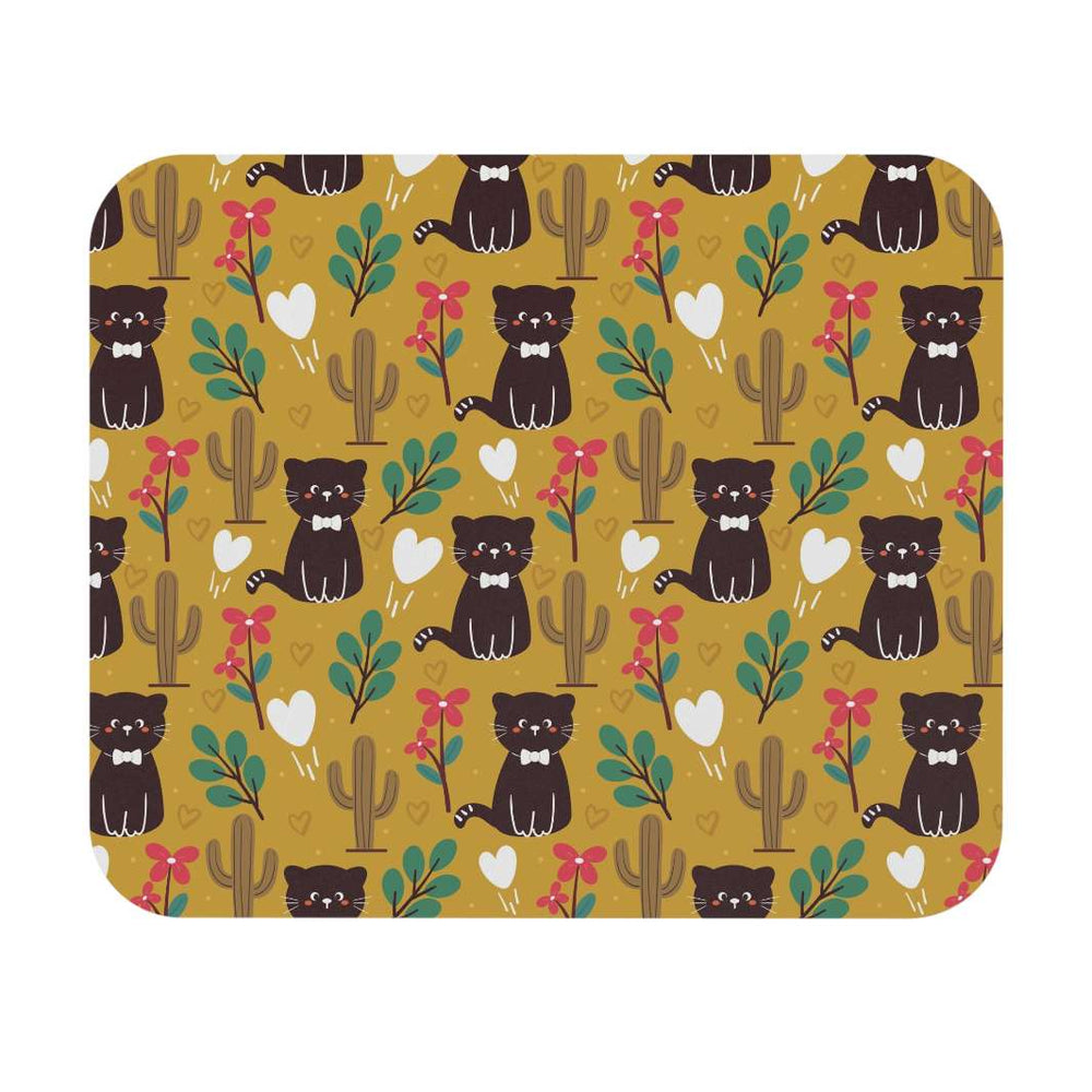 Cactus Cat Mouse Pad - Happy Little Kitty