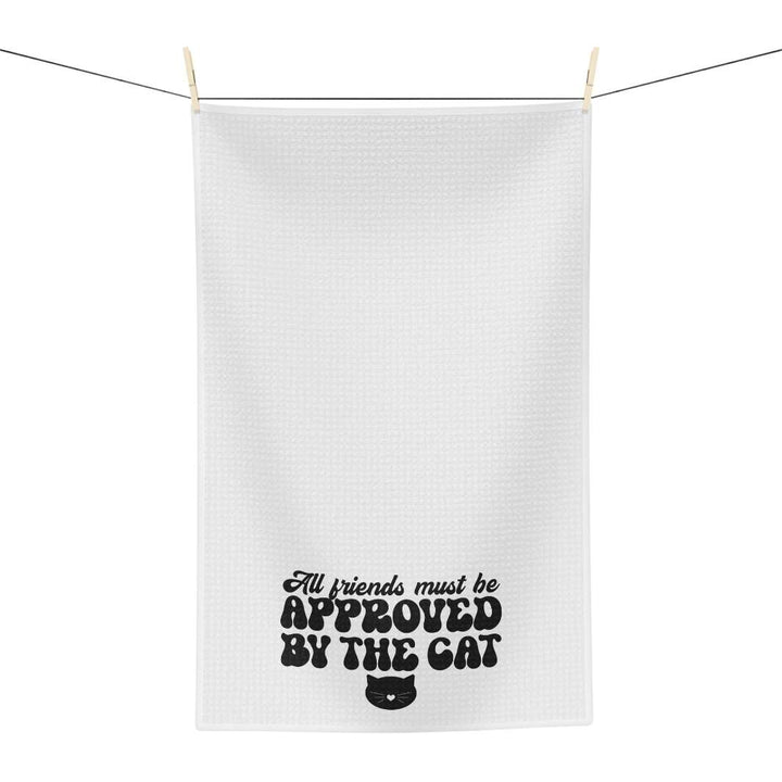 Approved by the Cat Tea Towel - Happy Little Kitty