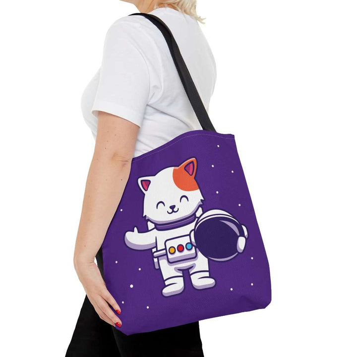 Astronaut Cat Tote Bag - Happy Little Kitty