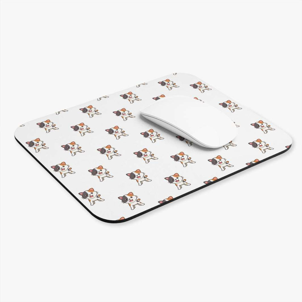 Calico Cat Mouse Pad - Happy Little Kitty
