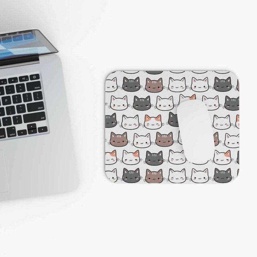 Cat Friends Mouse Pad - Happy Little Kitty