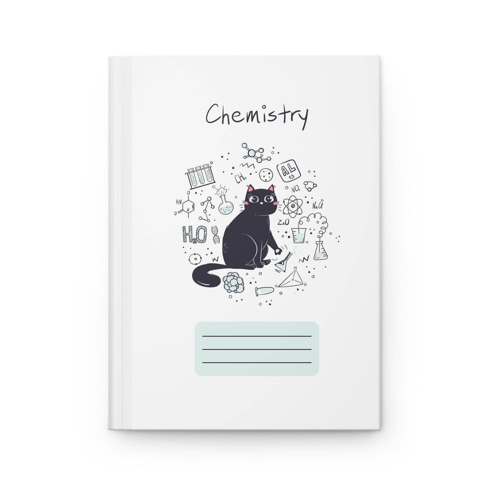 Chemistry Cat Hardcover Journal - Happy Little Kitty