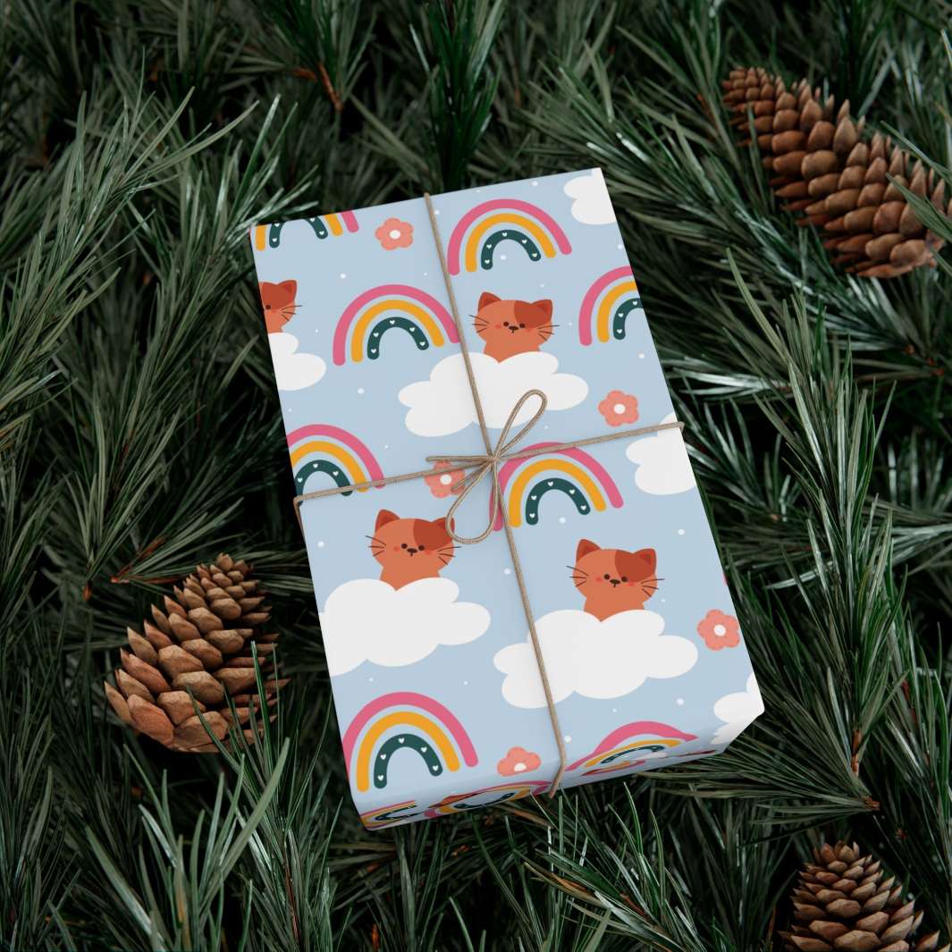 Kitties in the Clouds Gift Wrap