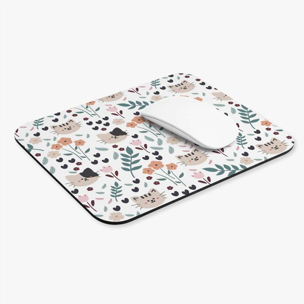 Springtime Kitty Mouse Pad - Happy Little Kitty