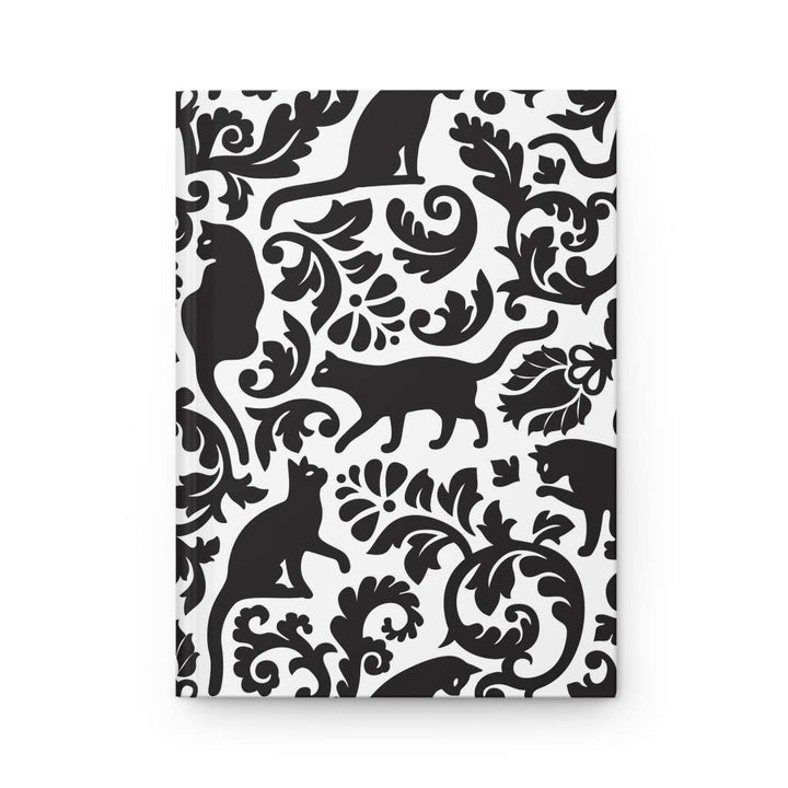 Toile Cat Hardcover Journal - Happy Little Kitty