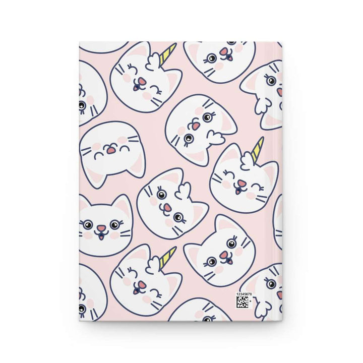 Unicorn Cat Hardcover Journal - Happy Little Kitty
