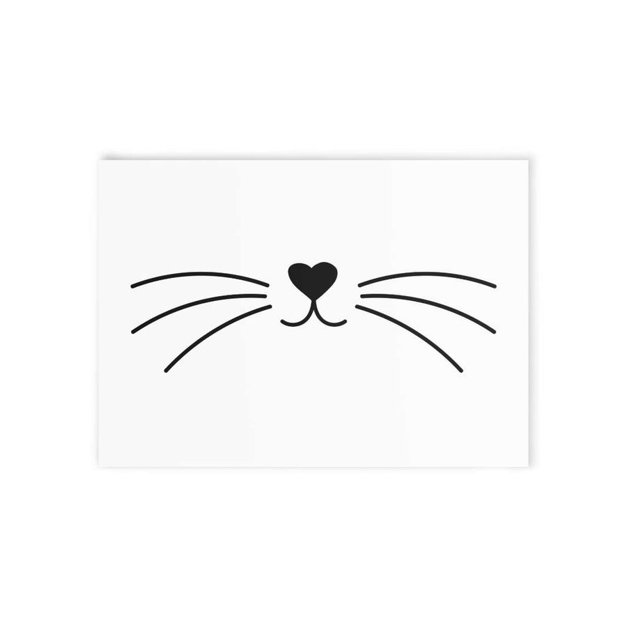 Whiskers Greeting Card - Happy Little Kitty