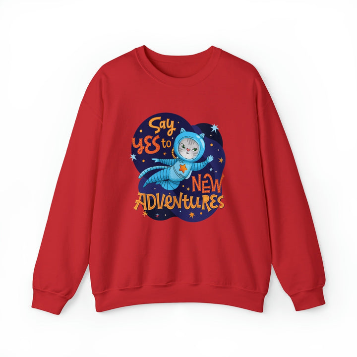 Adventure Kitty Crewneck Sweatshirt - Happy Little Kitty