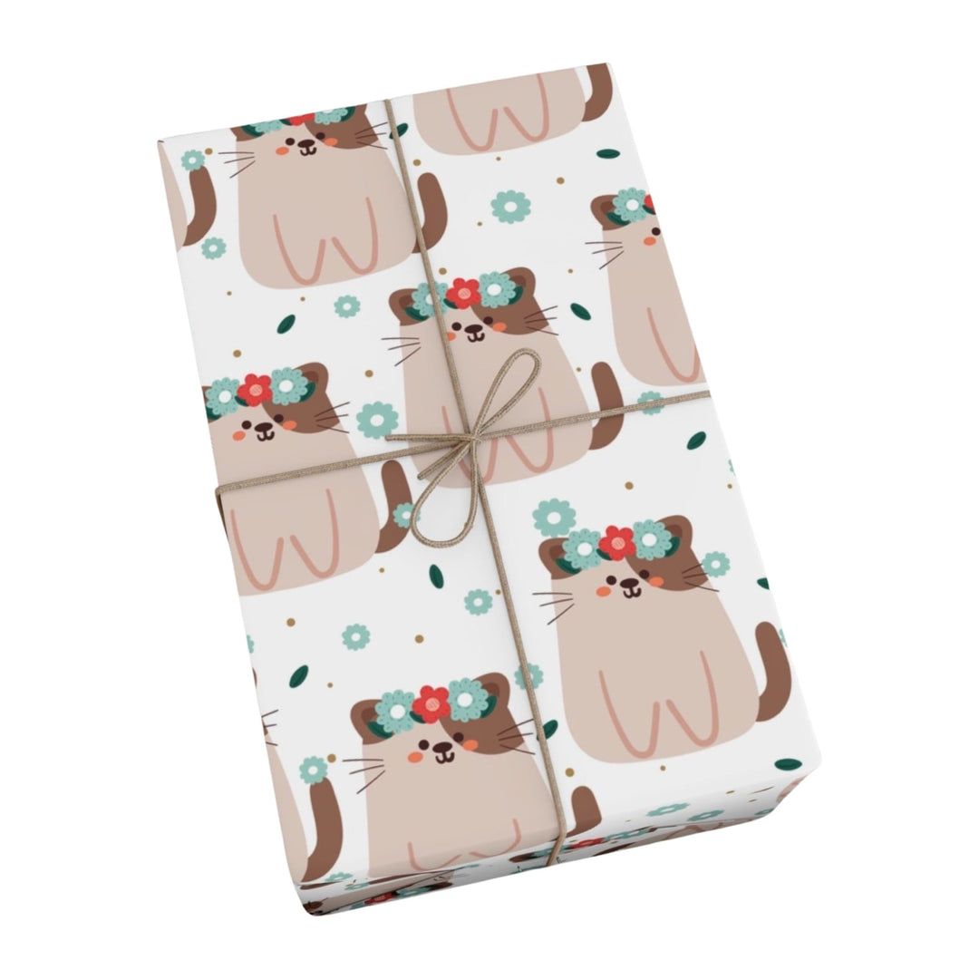 Blossom Kitty Gift Wrap - Happy Little Kitty