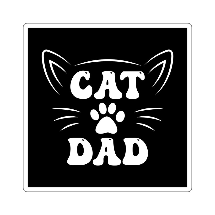 Cat Dad Sticker - Happy Little Kitty