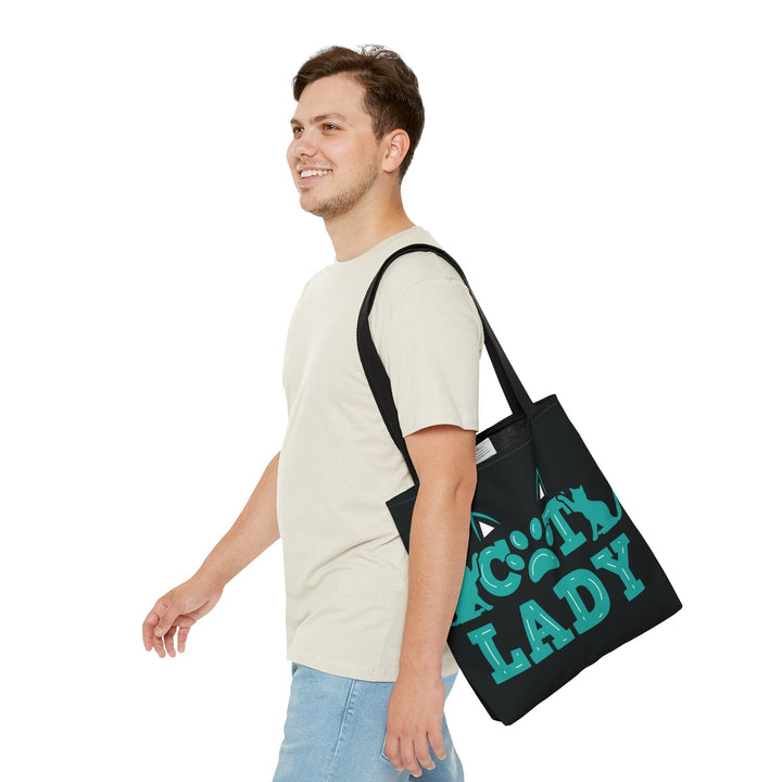 Cat Lady Tote Bag - Happy Little Kitty