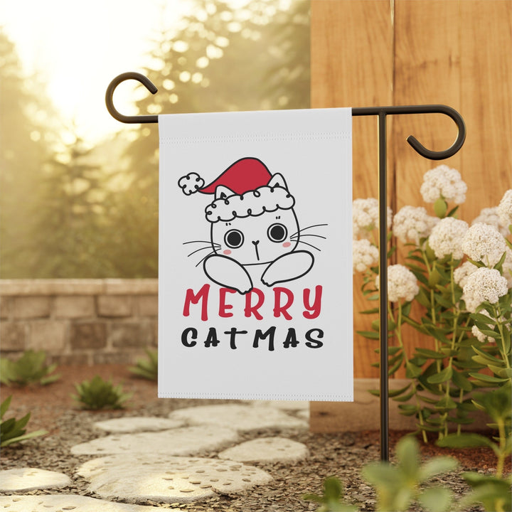 Catmas Cat Garden & House Banner - Happy Little Kitty