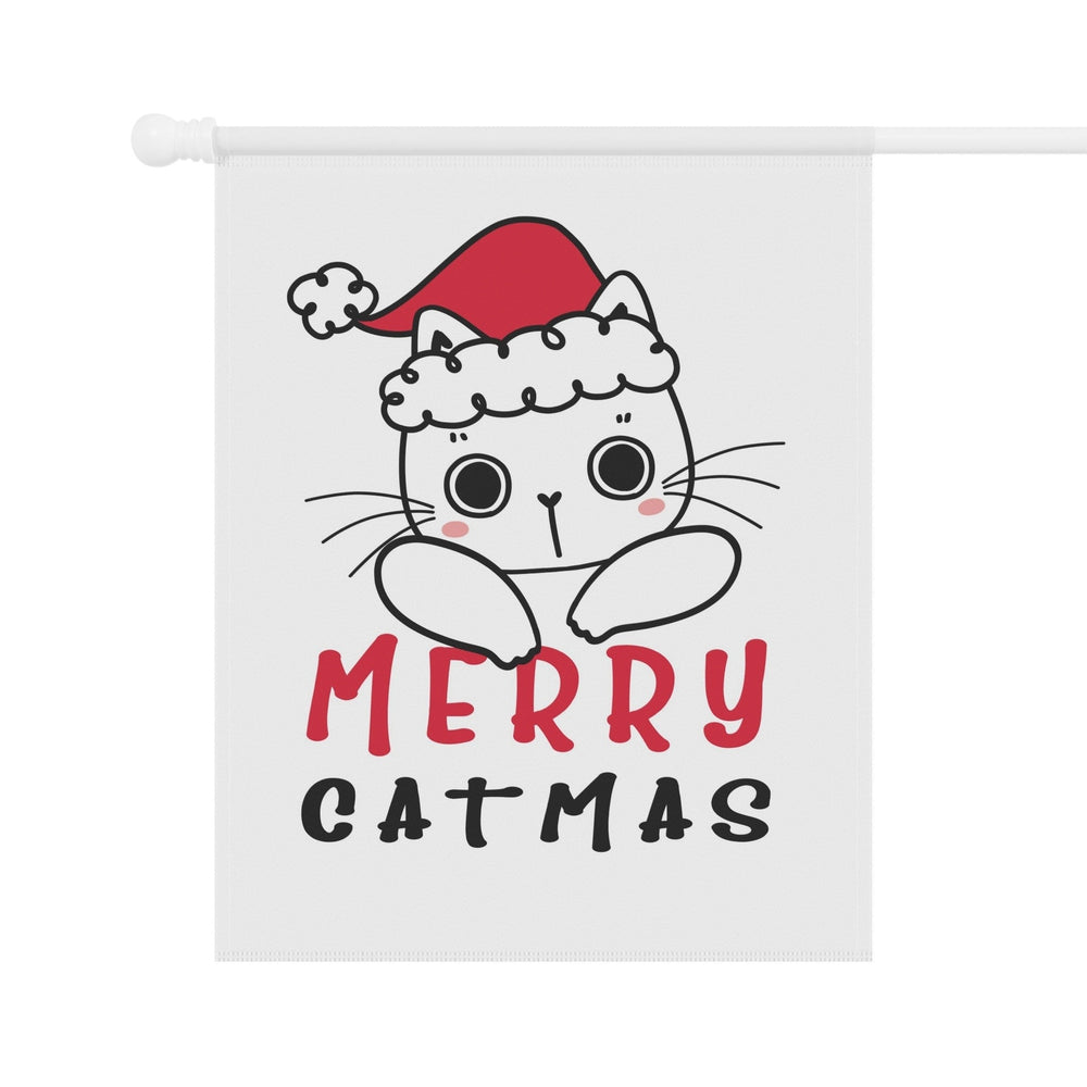 Catmas Cat Garden & House Banner - Happy Little Kitty