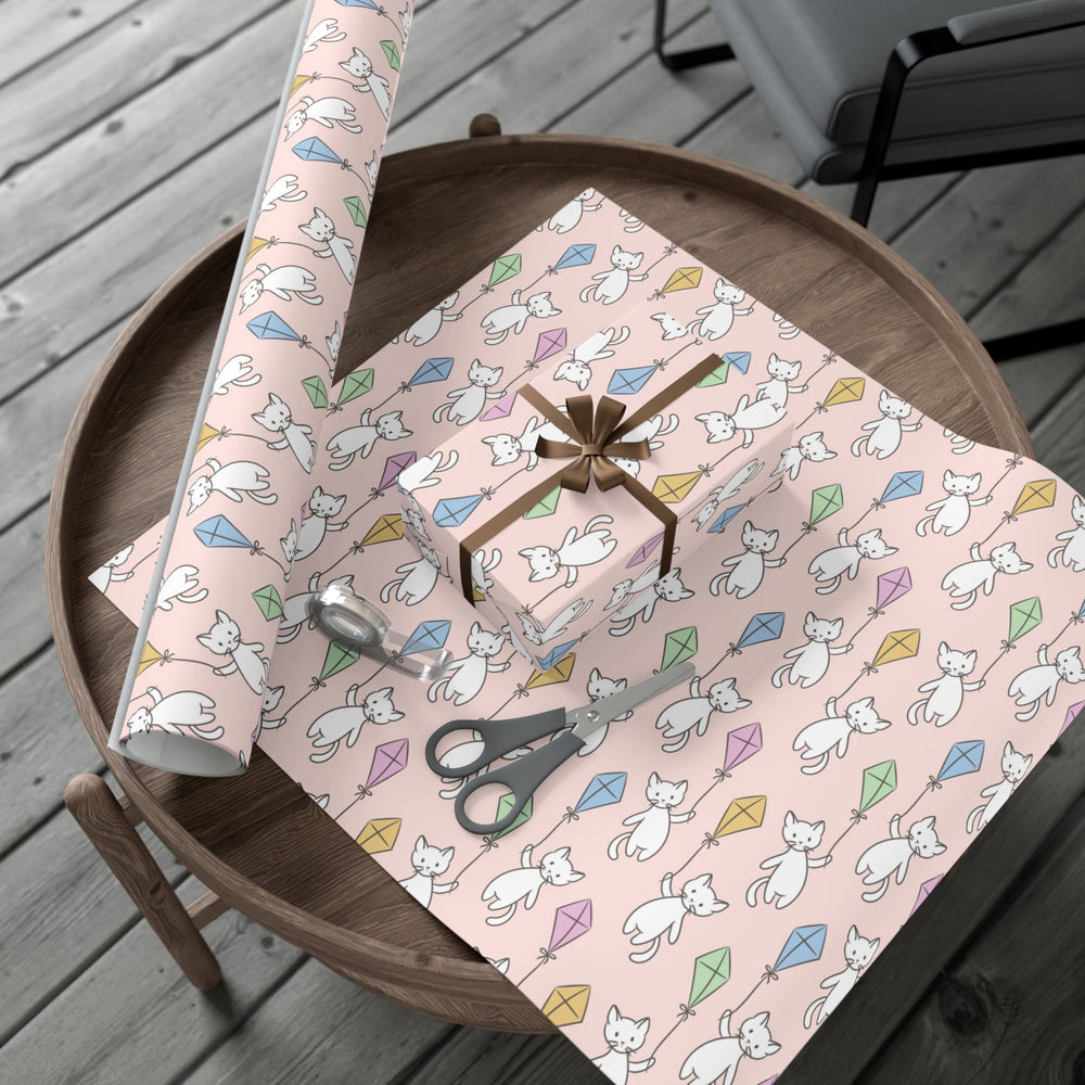 Cats and Kites Gift Wrap - Happy Little Kitty