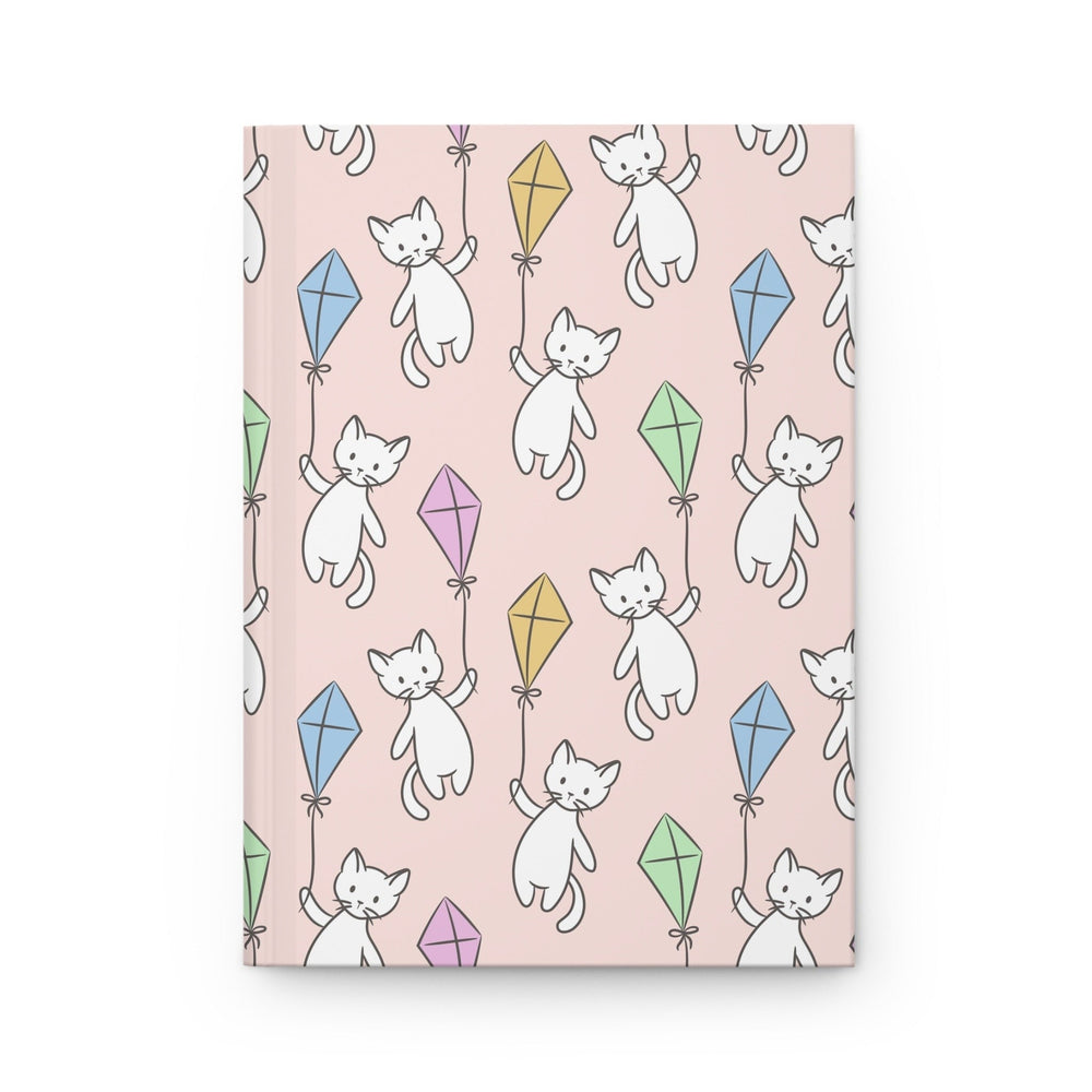 Cats and Kites Hardcover Journal - Happy Little Kitty