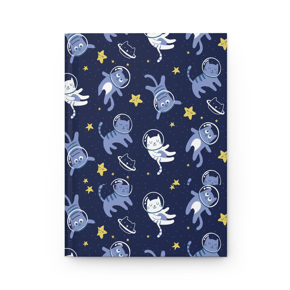 Cats in Space Hardcover Journal - Happy Little Kitty