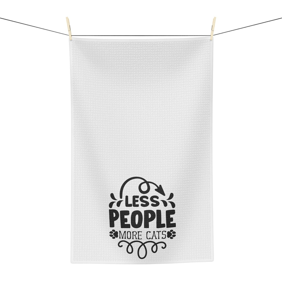 Cats Not People Tea Towel - Happy Little Kitty