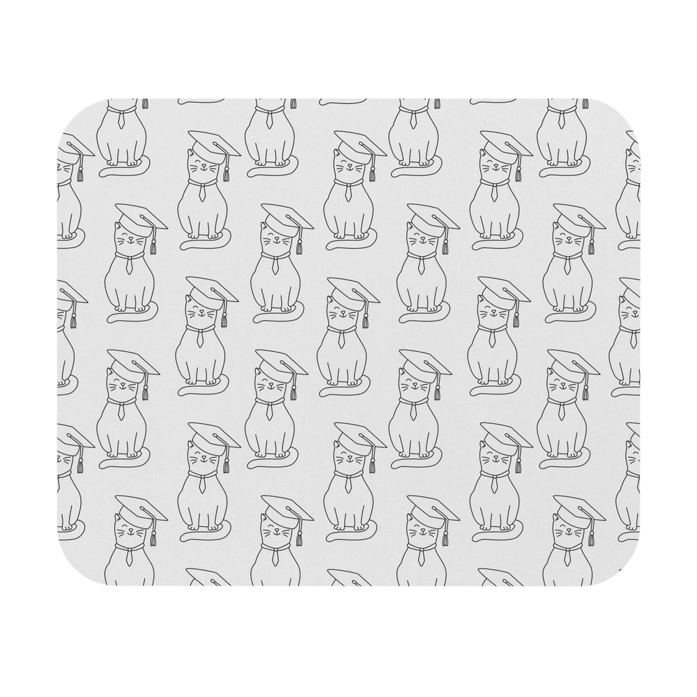 Commencement Cat Mouse Pad - Happy Little Kitty