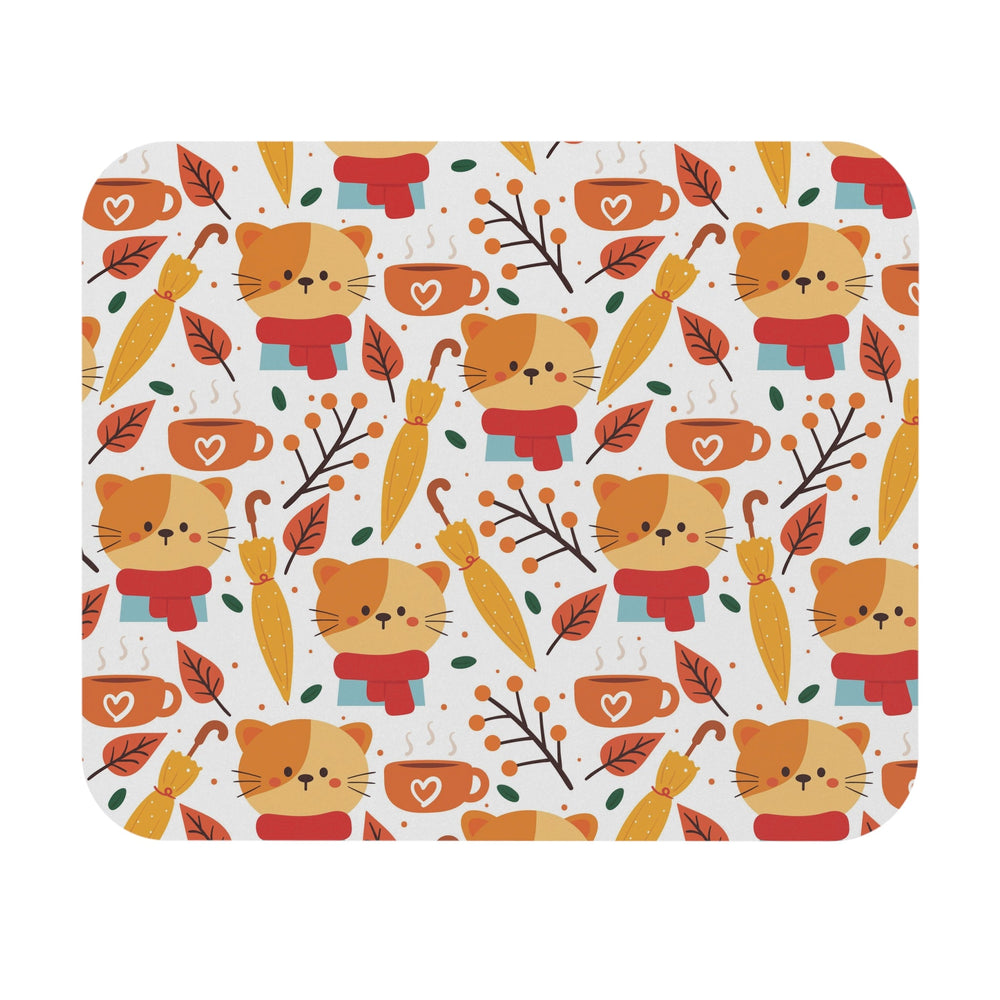 Fall Cat Mouse Pad - Happy Little Kitty