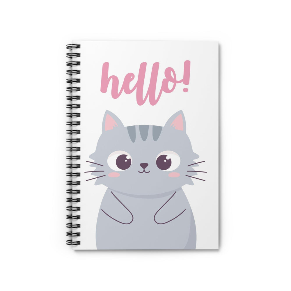 Hello Kitty Spiral Notebook - Happy Little Kitty
