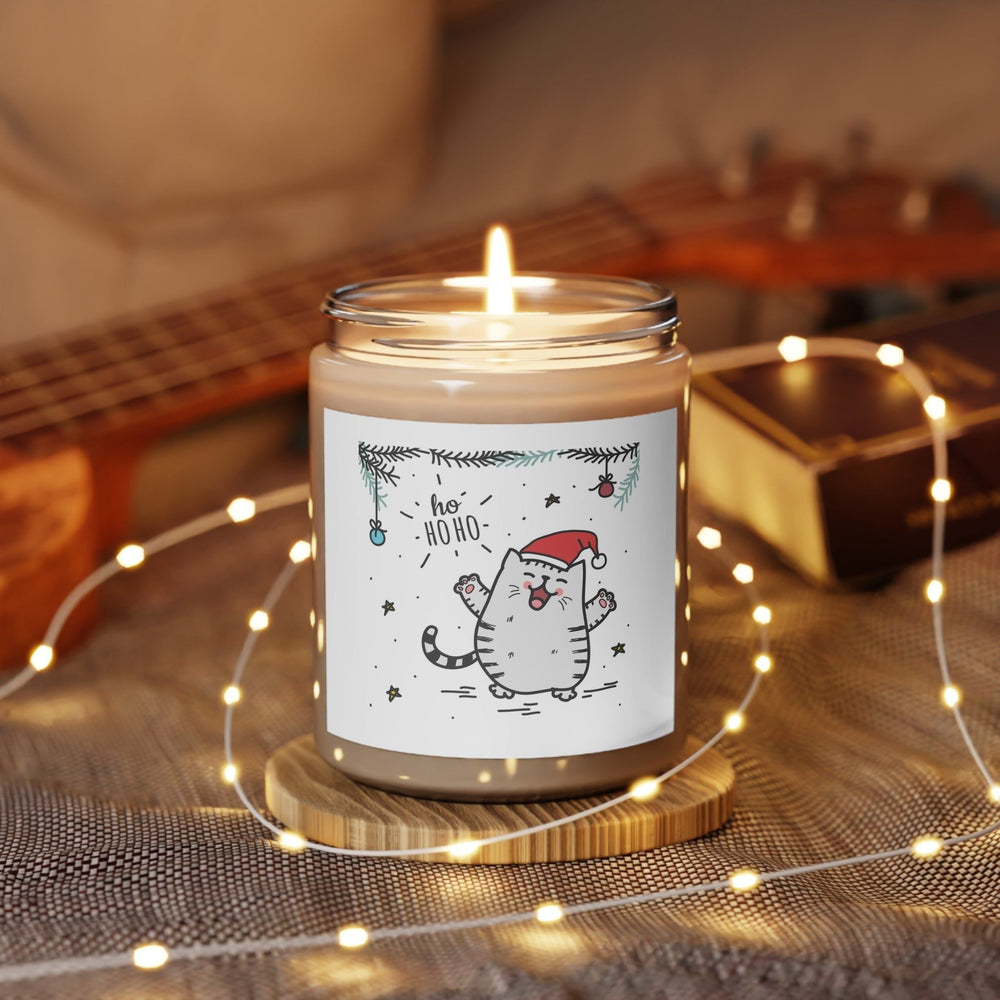 Ho Ho Ho Kitty Scented Candle, 9oz - Happy Little Kitty