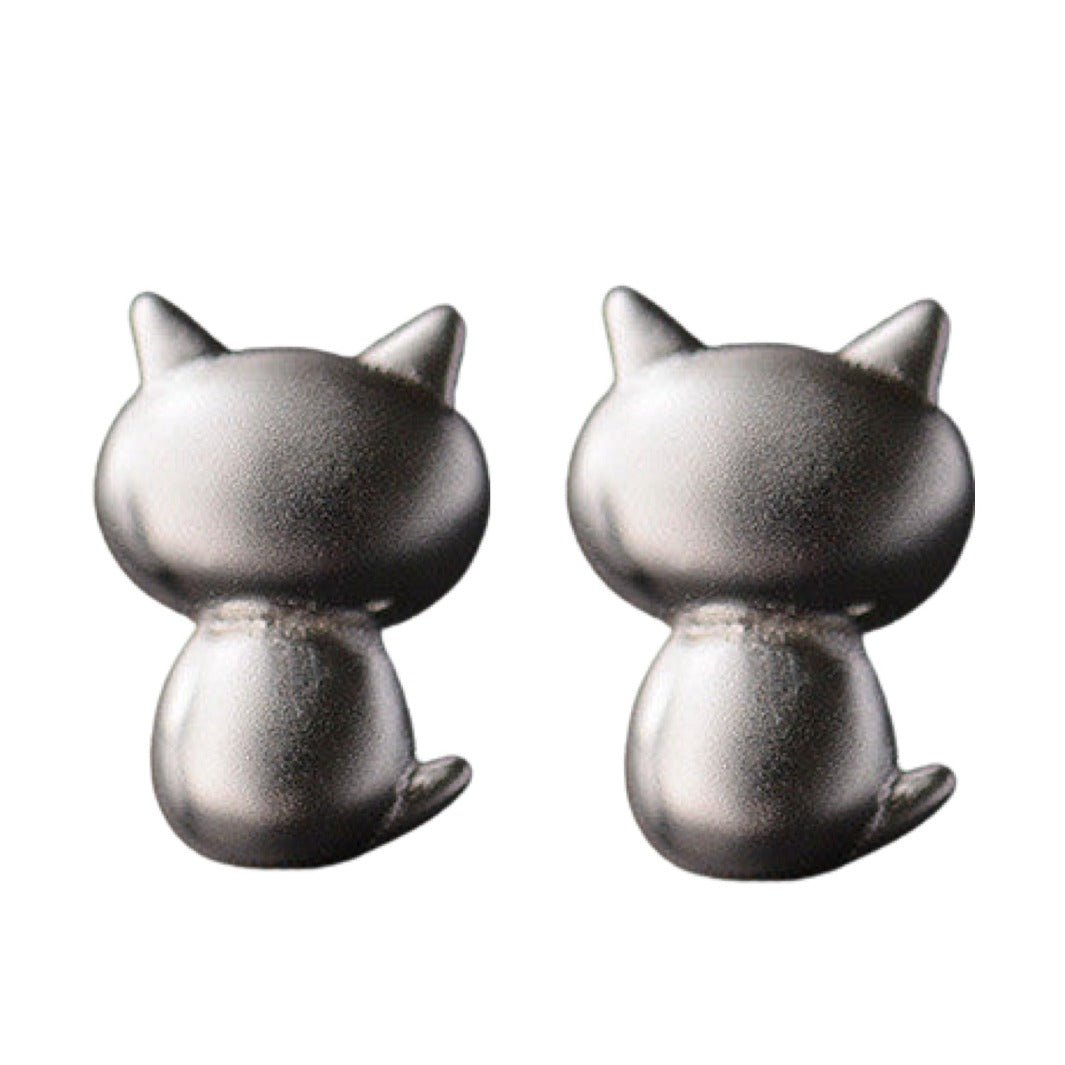 Petite Cat Earring - Happy Little Kitty