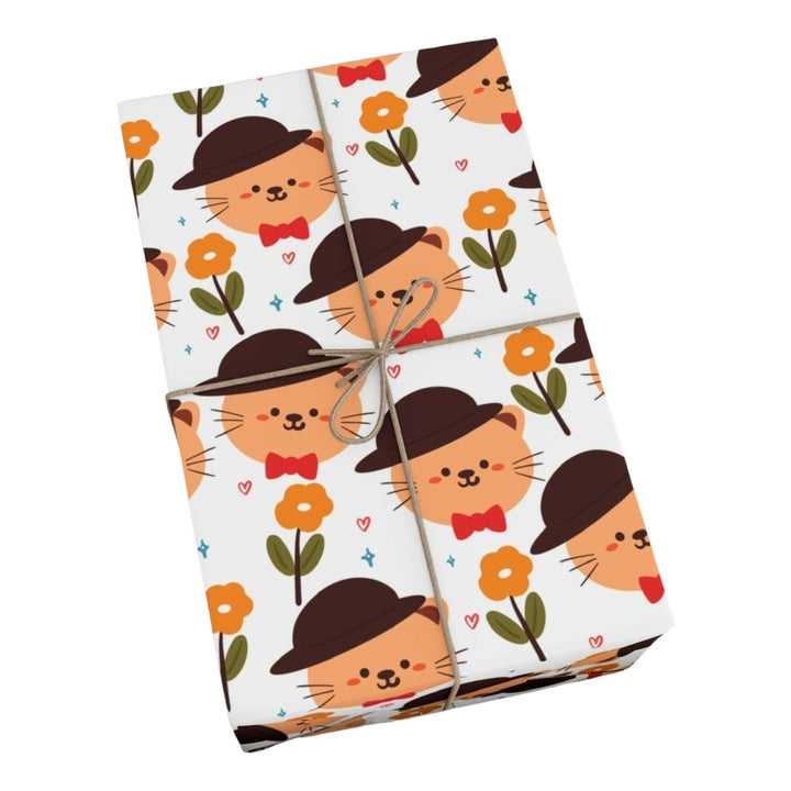Posh Cat Gift Wrap - Happy Little Kitty
