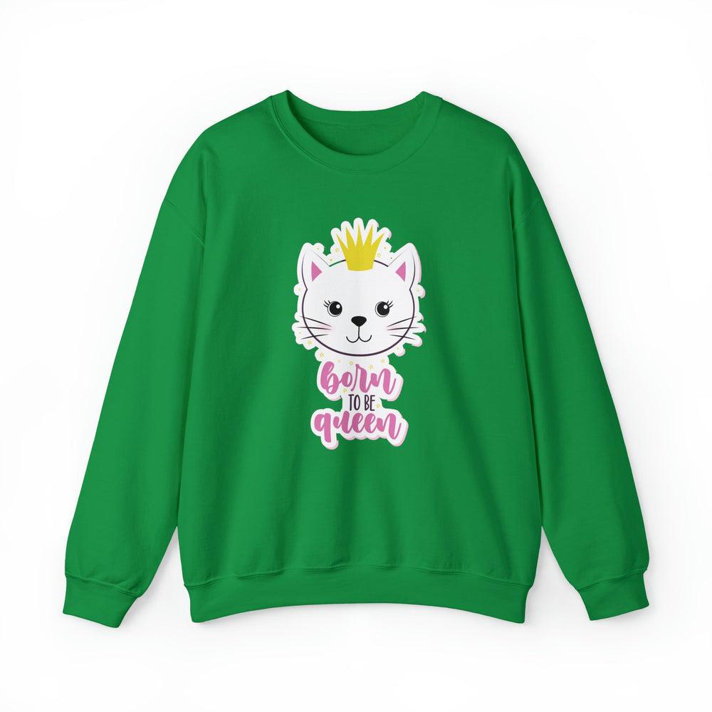 Queen Kitty Crewneck Sweatshirt - Happy Little Kitty
