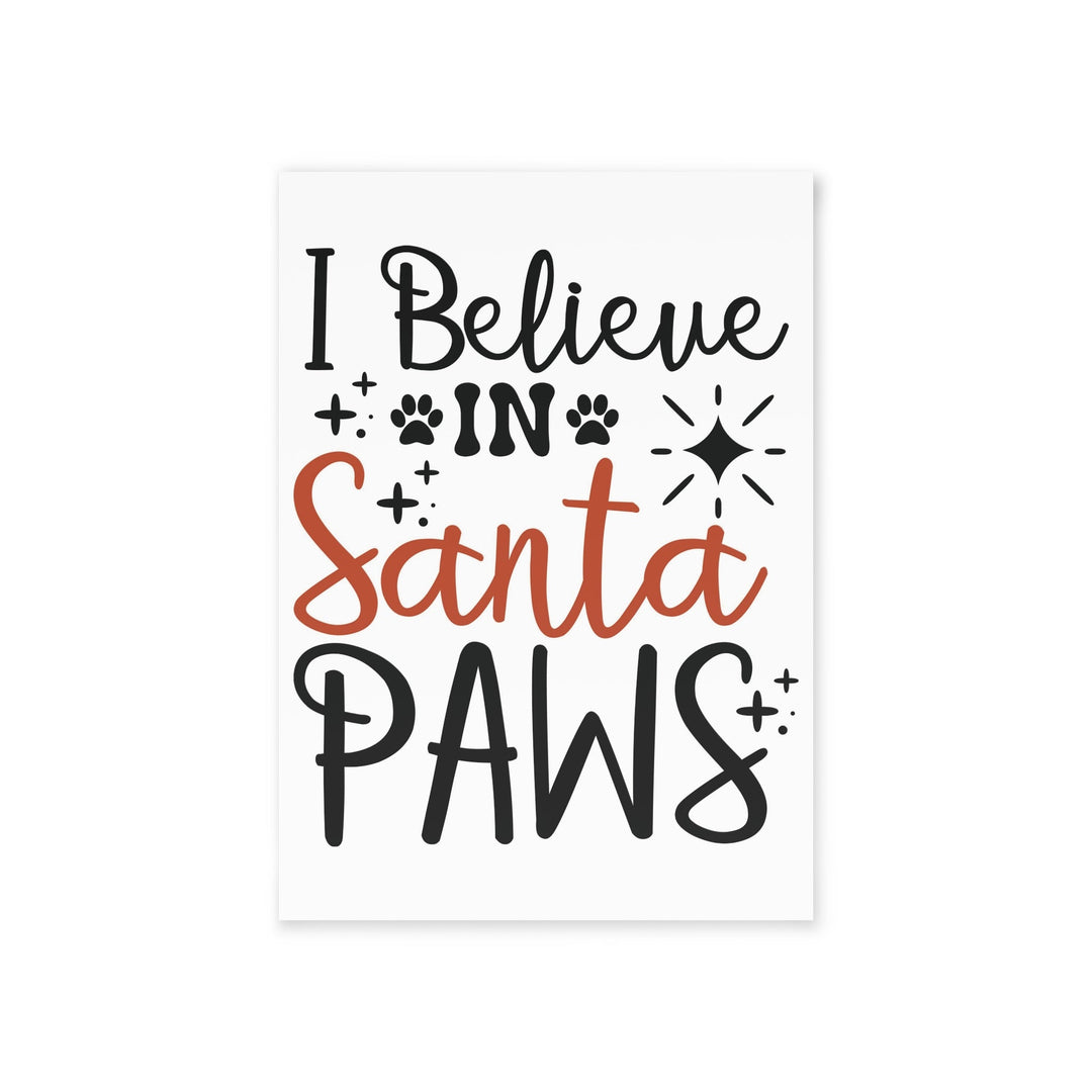 Santa Paws Greeting Card - Happy Little Kitty