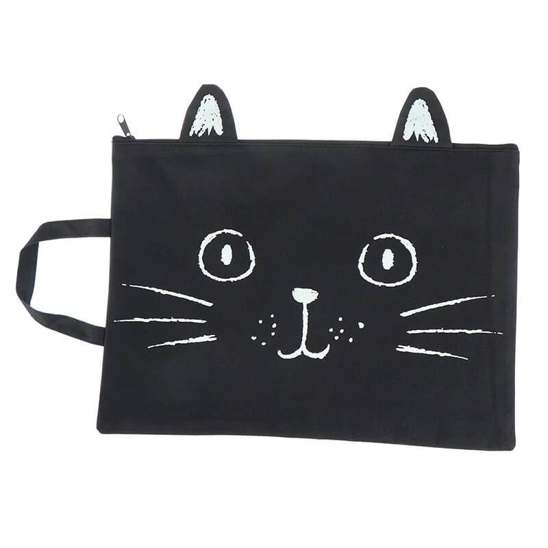 Smiling Cat File Organizer with cheerful cat face design, sturdy and durable