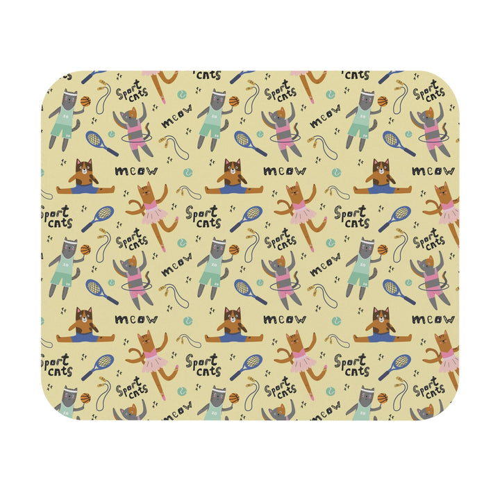 Sporty Cat Mouse Pad - Happy Little Kitty