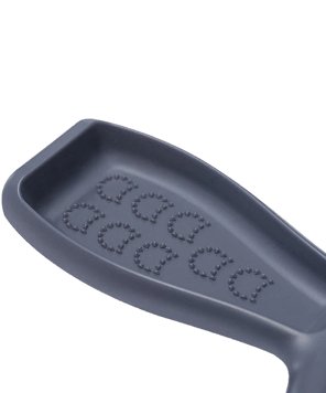 Detail of cat-themed handle on Vegetable Peeler