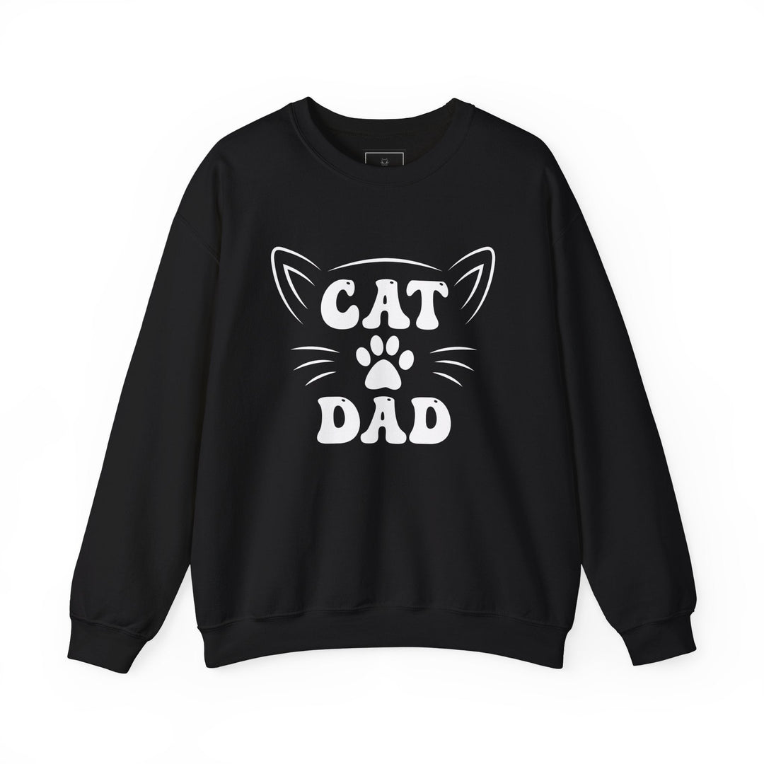 Cat Dad Crewneck Sweatshirt — Cat Gifts for Cat Dads | Happy Little Kitty