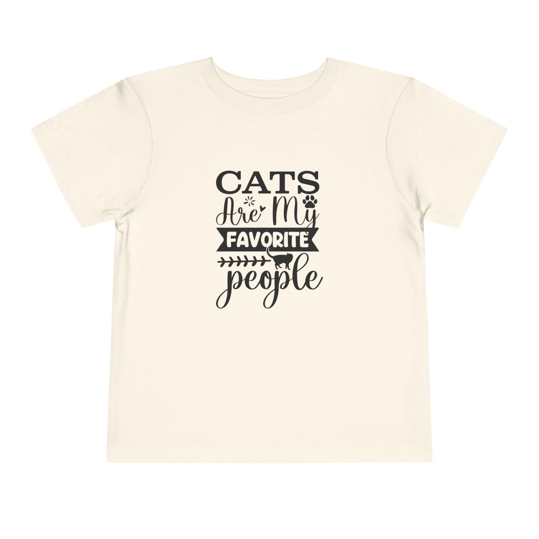 Cats Are My Favorite People Toddler Tee