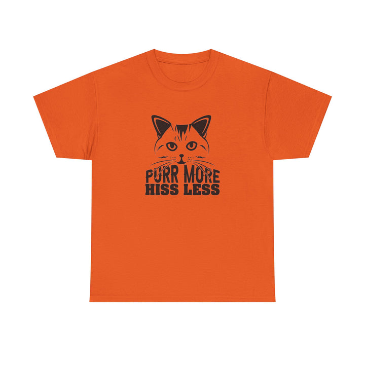 Purr More Hiss Less Cotton Tee