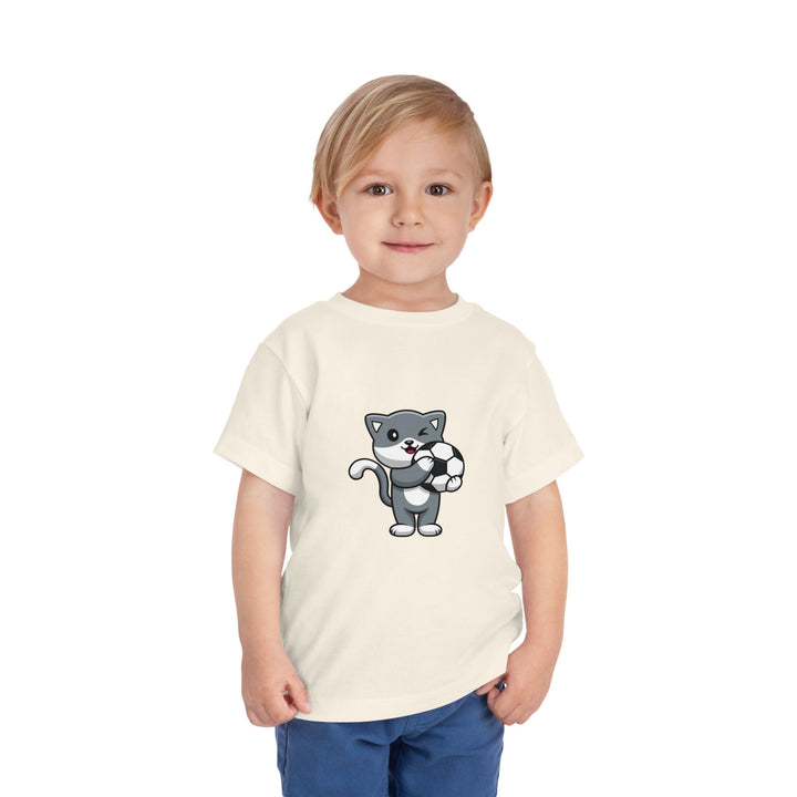 Soccer Cat Toddler Tee