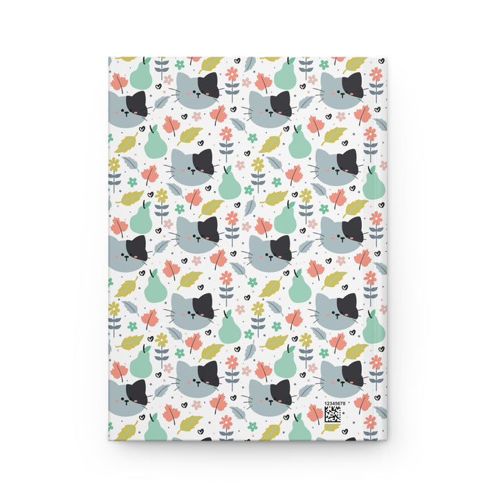 Purrs and Pears Hardcover Journal