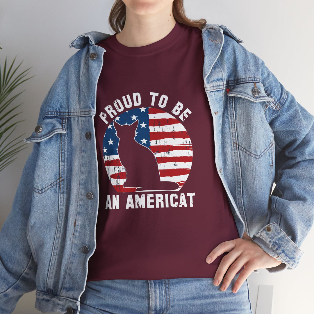 Proud to Be An Americat Cotton Tee