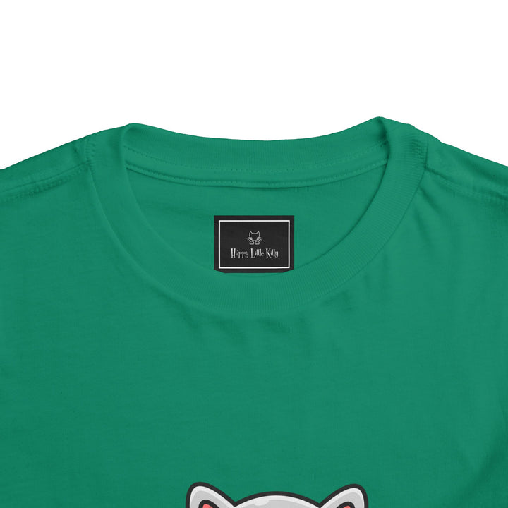 Cat Eating A Fish Toddler Tee