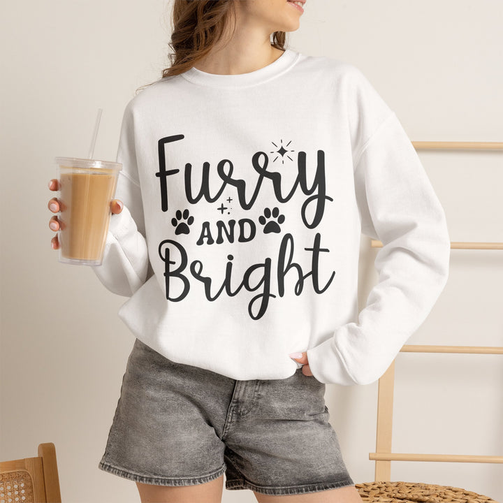 Furry and Bright Crewneck Sweatshirt