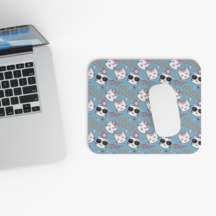Cats and Pearls Mouse Pad