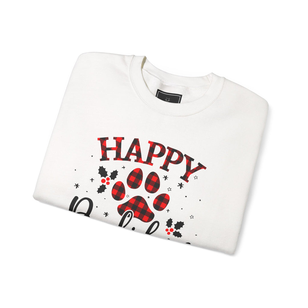 Happy Pawlidays Unisex Crewneck Sweatshirt