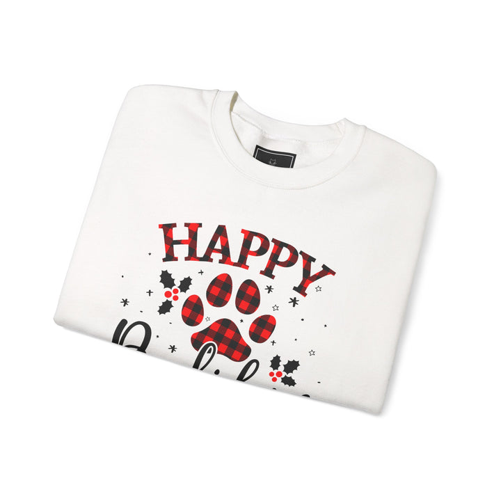 Happy Pawlidays Unisex Crewneck Sweatshirt