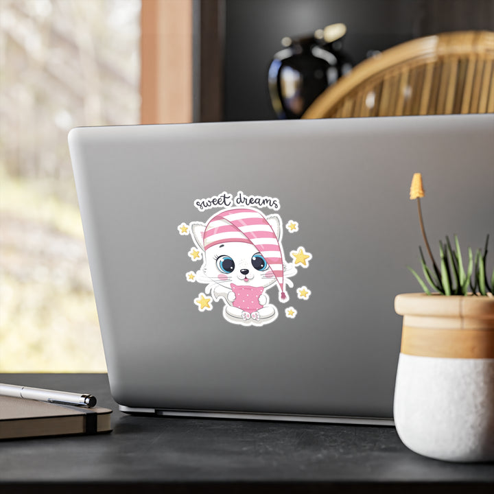 Sweet Dreams Kitty Sticker