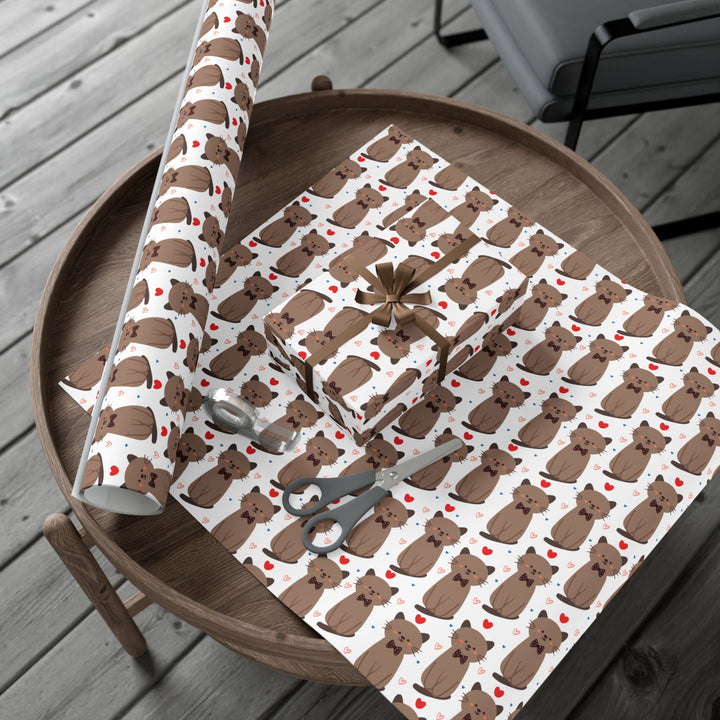 Sweetheart Kitty Gift Wrap