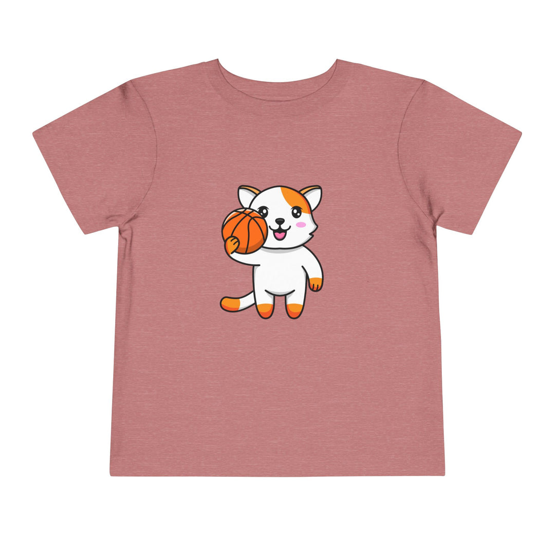 Basketball Cat Toddler Tee