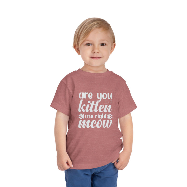 Kitten Me Right Meow Toddler Tee