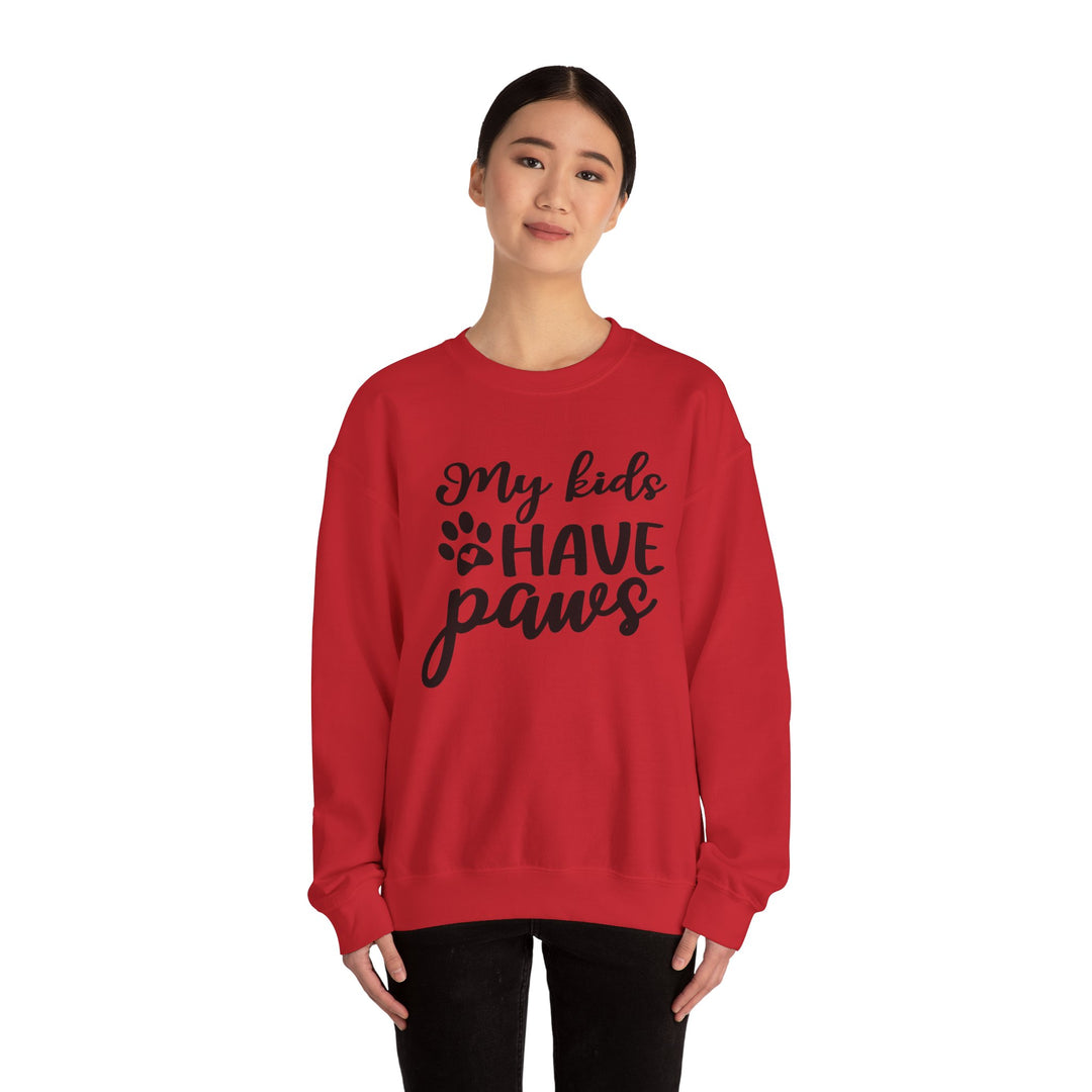 My Kids Have Paws Crewneck Sweatshirt