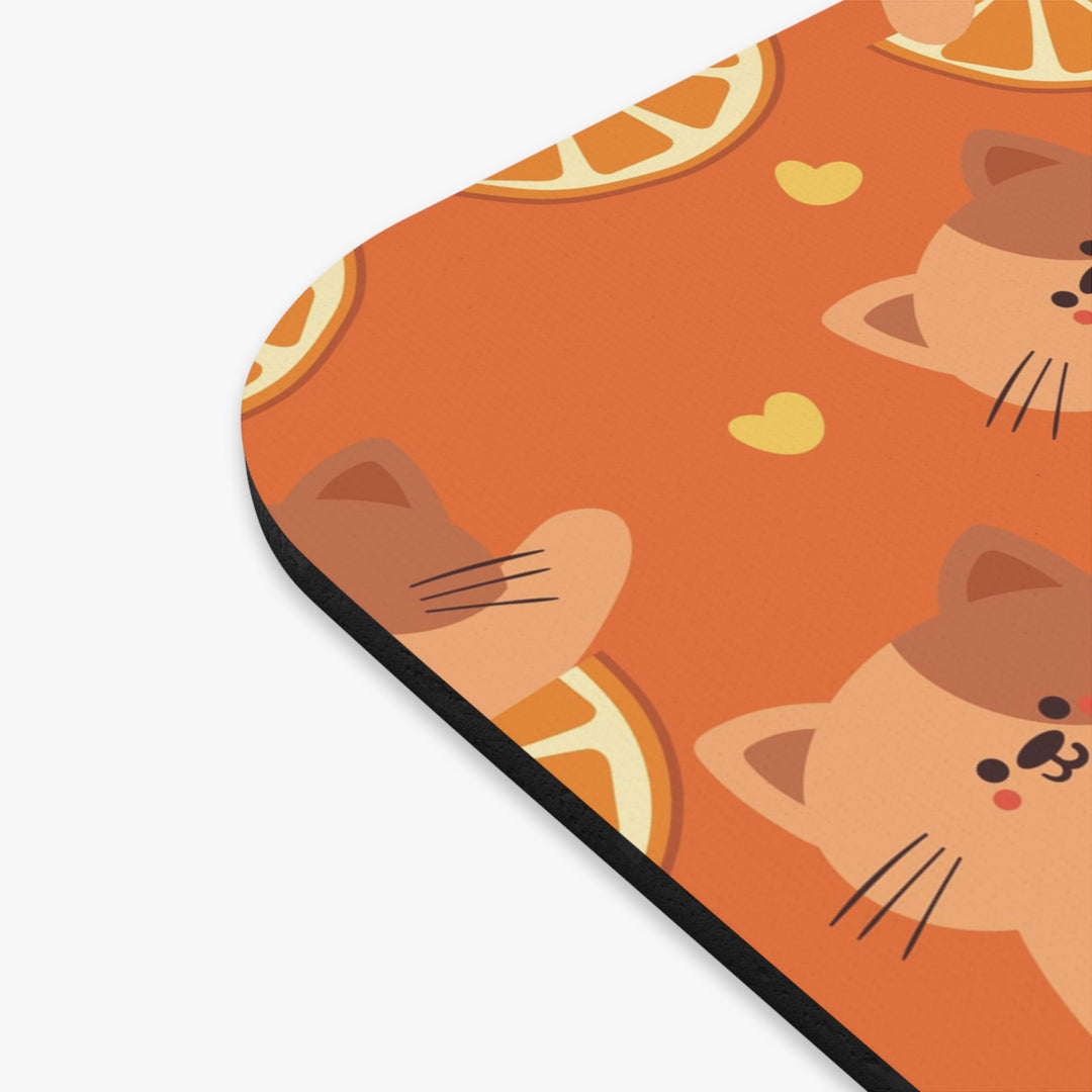 Citrus Cat Mouse Pad